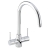 Abode Trydent 1.5 Bowl Inset Kitchen Sink with Nexa Sink Tap 1000mm L x 500mm W - Stainless Steel