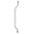 AKW 1000 Series Flat Ended Steel Grab Rail 560mm Length - White | Thumbnail Image