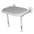 AKW 4000 Series Extra Wide Padded Shower Seat Grey