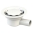 AKW Contour CTW01 Gravity Wet Room Shower Waste (for Vinyl Floors) - White