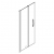 AKW Larenco Fixed Panel Bi-Fold Shower Door 1100mm Wide Non-Handed
