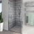 AKW Larenco Fixed Panel Bi-Fold Shower Door 1100mm Wide Non-Handed | Thumbnail Image