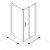 AKW Larenco Corner Full Height Bi-fold Shower Door with Side Panel 800mm x 800mm