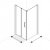 AKW Larenco Corner Full Height Bi-fold Shower Door with Side Panel 1000mm x 700mm