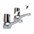 AKW Lever Handle Basin Taps Pair - Chrome