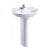 AKW Livenza 450mm Basin with Full Pedestal - 1 Tap Hole