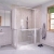 AKW Option B Bi-Fold + Hinged Door Corner Disabled Shower Screen Set | Thumbnail Image