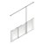 AKW Option X 900 Shower Screen 1420mm x 700mm - LH Silverdale Frosted
