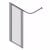 AKW Silverdale Clear Option HF Shower Screen 800mm Wide - Non Handed