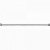 AKW Bendy Shower Curtain Rail and 2 Drop Rods 2500mm Wide - White