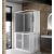 AKW Standalone Shower Cubicle with Braddan Gravity Tray 1200mm x 820mm - Left Handed