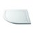 April Anti-Slip Quadrant Shower Tray 1000mm x 1000mm - White