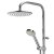 Aqualisa Midas 220 Bar Mixer Shower and Kit With Adjustable Head and Fixed Drencher