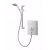 Aqualisa Quartz 8.5kW Electric Shower with Adjustable Height Head - White/Chrome