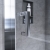 Aqualux Framed 6 Sliding Door Shower Enclosure 1400mm x 800mm with Shower Tray - 6mm Glass