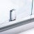 Aqualux Shine 6 Pivot Shower Door 760mm Wide - 6mm Glass
