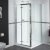 Aqualux Shine 6 Bi-Fold Shower Door 900mm Wide Silver Frame - Clear Glass