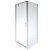 Aqualux Shine 8 Semi-Frameless Pivot Shower Door 800mm Wide - 8mm Glass