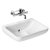 Armitage Shanks Contour 21 Plus Basin with Back Outlet 600mm Wide - 0 Tap Hole