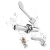 Armitage Shanks Markwik 21 Plus Thermostatic Panel Mounted Basin Mixer with Lever Detachable Spout