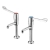 Armitage Shanks Markwik Kitchen Sink High Neck Pillar Taps - Chrome | Thumbnail Image