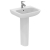 Armitage Shanks Portman 21 Basin with Full Pedestal 550mm Wide - 1 Tap hole | Thumbnail Image