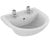 Armitage Shanks Sandringham 21 Semi-Recessed Basin 500mm Wide without Chain Hole - 2 Tap Hole