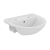 Armitage Shanks Sandringham 21 Semi-Recessed Basin 500mm Wide without Chain Hole - 2 Tap Hole