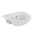 Armitage Shanks Sandringham 21 Semi-Recessed Basin 500mm Wide without Chain Hole - 2 Tap Hole