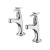 Armitage Shanks Sandringham 21 Kitchen Sink High Neck Pillar Taps with Crossheads - Chrome | Thumbnail Image