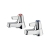 Armitage Shanks Sandringham 21 Lever Head Bath Taps Pair - Chrome | Thumbnail Image