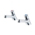 Armitage Shanks Sandringham 21 Self Closing Basin Pillar Taps (Pair) - Chrome | Thumbnail Image