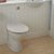Armitage Shanks Sandringham 21 Back to Wall Toilet - Hardwearing Seat
