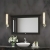 Bayswater Flat Bathroom Mirror 1200mm Wide - Matt Black | Thumbnail Image