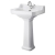Bayswater Fitzroy Basin with Full Pedestal 560mm Wide 1 Tap Hole