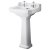 Bayswater Fitzroy Bathroom Suite High Level Toilet and Basin 500mm - 2TH