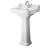 Bayswater Fitzroy Basin with Full Pedestal 500mm Wide 1 Tap Hole