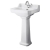 Bayswater Fitzroy Basin with Large Full Pedestal 500mm Wide 1 Tap Hole