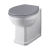 Bayswater Fitzroy Comfort Height Back to Wall Pan White - Excluding Seat