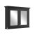 Bayswater Matt Black Bathroom Cabinet 750mm High x 1050mm Wide | Thumbnail Image