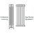 Bayswater Nelson 3-Column Horizontal Radiator 600mm High x 1011mm Wide White