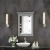 Bayswater Flat Bathroom Mirror 600mm Wide - Plummett Grey | Thumbnail Image
