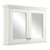 Bayswater Pointing White Bathroom Cabinet 750mm High x 1050mm Wide
