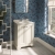 Bayswater Pointing White 2-Door Vanity Unit 600mm Wide (Excluding Basin)