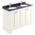 Bayswater Pointing White 4-Door Vanity Unit 1200mm Wide (Excluding Basin)