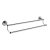Bayswater Traditional Double Towel Bar Rail Chrome