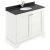 Bayswater Pointing White 2-Door Vanity Unit 1000mm Wide (Excluding Basin)