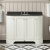 Bayswater Pointing White 4-Door Curved Vanity Unit 1200mm Wide (Excluding Basin) | Thumbnail Image