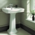 Bayswater Victrion Basin with Full Pedestal 640mm Wide - 1 Tap Hole