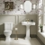 Bayswater Victrion Basin with Full Pedestal 640mm Wide - 1 Tap Hole